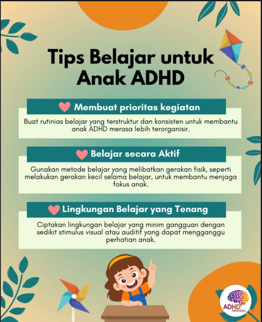 Strategi Belajar yang Cocok untuk Anak ADHD di Kabupaten Wonosobo